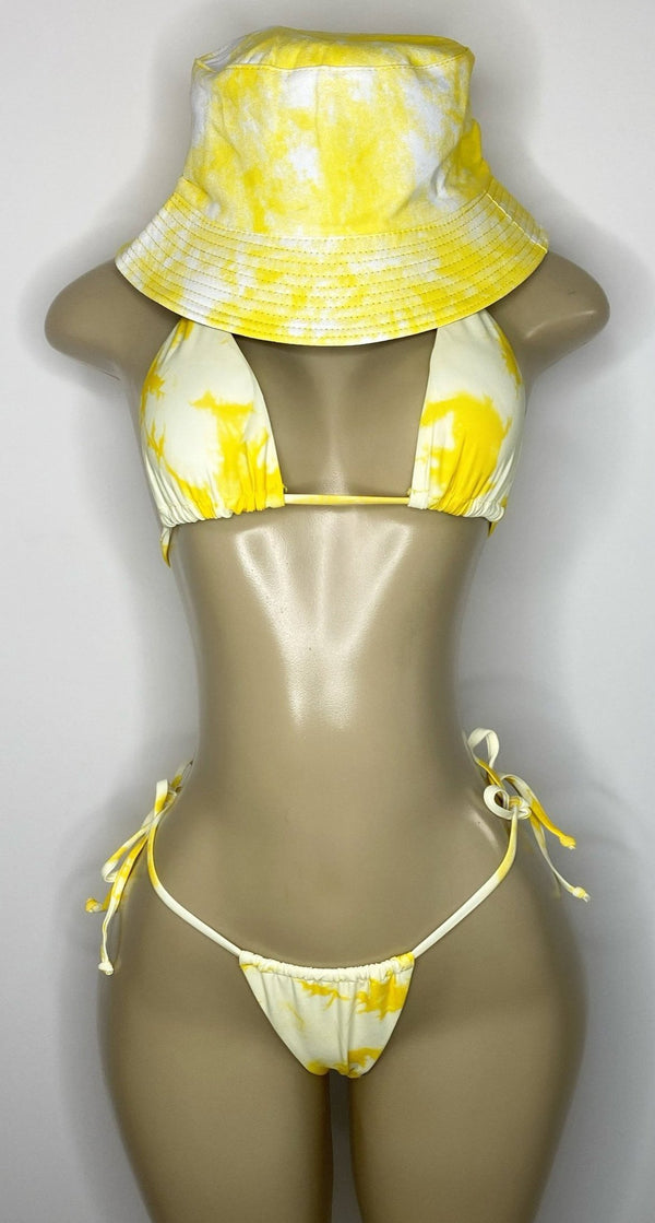 TIE DYE SET// YELLOW