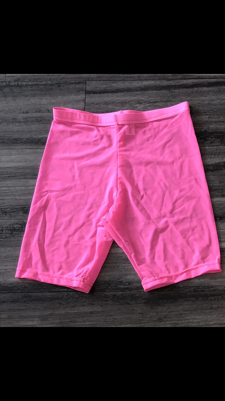 Bubblegum Mesh Shorts